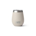 YETI RAMBLER 10 OZ CAPE TAUPE WINE TUMBLER WITH MAGSLIDER LID
