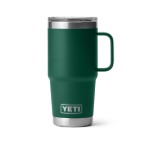 YETI RAMBLER 20 OZ TRAVEL MUG WITH STRONGHOLD LID FOREST GREEN