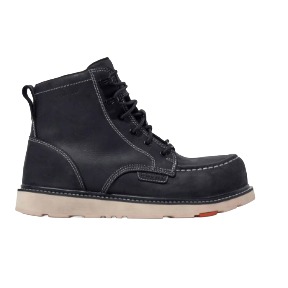 Brunt Workwear Marin, Men's, Black, Comp Toe, EH, WP, Slip Resistant, 6