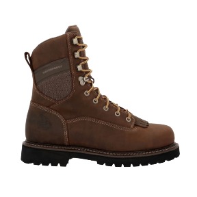 Georgia Boot Core 37 9" Low Heel Waterproof Plain Toe Logger Work Boot