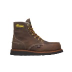 Thorogood WP 6" Crazy Horse Steel Moc Toe Wedge Brown