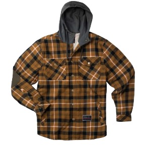 Men's Wrenched Sherpa Lined Jacket Brown/Black