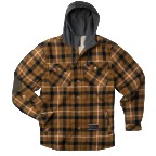 Men's Wrenched Sherpa Lined Jacket Brown/Black