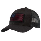 Anvil Flagship Curved Brim Trucker Hat Black