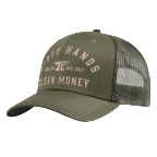 DHCM Classic Curved Brim Trucker Hat Green