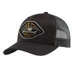 DHCM Wing Spanner Curved Brim Trucker Black