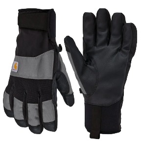Carhartt Men's Waterproof Thermal-Lined Secure Cuff Glove Black