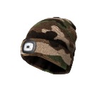 Night Scout Light-Up Rechargeable LED Beanie, CAMO