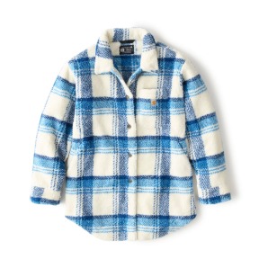 CARHARTT WOMEN'S LOOSE FIT FLEECE COAT- HORIZON BLUE