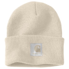 CARHARTT WOMEN'S KNIT SATIN-LINED BEANIE- OATMILK