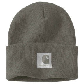 CARHARTT WOMEN'S KNIT SATIN-LINED BEANIE- DUSTY OLIVE