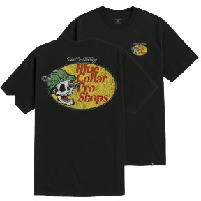 Troll Men's Blue Collar Pro Shops T-Shirt Black