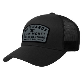 Troll DHCM Wrench Curved Brim Trucker Black