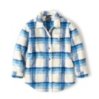 CARHARTT WOMEN'S LOOSE FIT FLEECE COAT- HORIZON BLUE