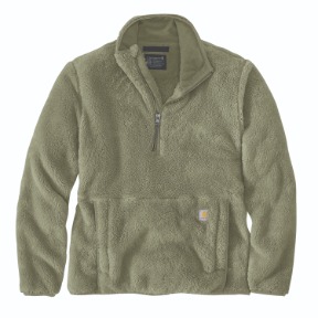 CARHARTT WOMEN'S FLEECE PULLOVER- DUSTY OLIVE