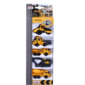 Maisto M12375 1/72 Fresh Metal-Blister 5 camions de chantier Volvo