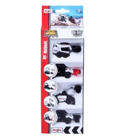 Bobcat Mini Work Machines 4-Pack Toy