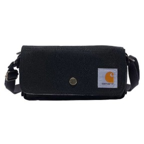 CARHARTT WOMENS CROSSBODY HORIZONTAL BAG- BLACK