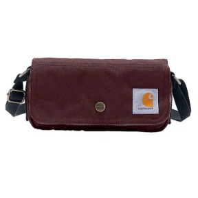 CARHARTT WOMENS CROSSBODY HORIZONTAL BAG- WINE