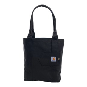 CARHARTT WOMENS VERTICAL OPEN TOTE- BLACK