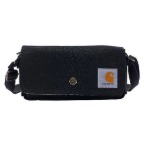 CARHARTT WOMENS CROSSBODY HORIZONTAL BAG- BLACK