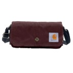 CARHARTT WOMENS CROSSBODY HORIZONTAL BAG- WINE