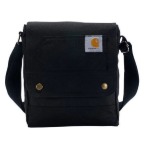 CARHARTT WOMENS CROSSBODY SNAP BAG- BLACK