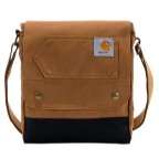 CARHARTT WOMENS CROSSBODY SNAP BAG- CARHARTT BROWN