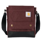 CARHARTT WOMENS CROSSBODY SNAP BAG- WINE