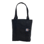 CARHARTT WOMENS VERTICAL OPEN TOTE- BLACK