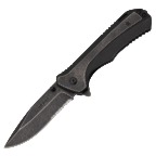 Schrade G10 Stonewash Folding Knife 3.2in Drop Point Blade