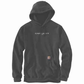 CARHARTT RAIN DEFENDER LOOSE FIT MIDWEIGHT 1889 GRAPHIC SWEATSHIRT- CARBON