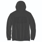 CARHARTT RAIN DEFENDER LOOSE FIT MIDWEIGHT LOGO GRAPHIC SWEATSHIRT- BLACK