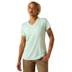 ARIAT WOMEN'S REBAR EVOLUTION T-SHIRT- LICHEN