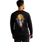 ARIAT REBAR WORKMAN BORN FOR THIS T-SHIRT LONG SLEEVE- BLACK