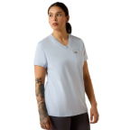 ARIAT WOMEN'S REBAR WORKMAN T-SHIRT- SUBDUED BLUE