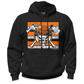 INTIMIDATOR SAFETY HOODIE - ORANGE/BLACK