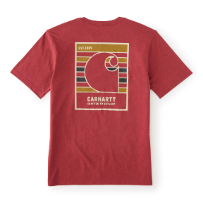 CARHARTT IRVINE RELAXED OUTLAST T-SHIRT- AMBER TERRAIN HEATHER