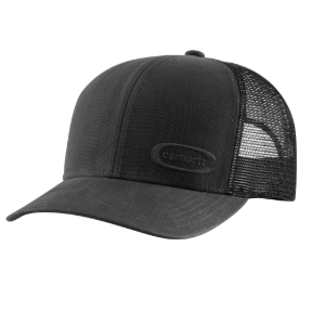 CARHARTT MESH-BACK EMBROIDERED "C" CAP- BLACK