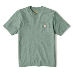 CARHARTT K87 T-SHIRT - GREEN SLATE HEATHER