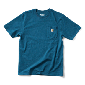 CARHARTT K87 T-SHIRT - DARK TRANQUIL BLUE HEATHER