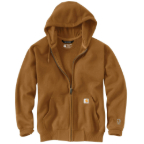 CARHARTT RAIN DEFENDER HEAVYWEIGHT FULL-ZIP SWEATSHIRT - CARHARTT BROWN