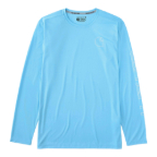 CARHARTT FORCE SUN DEFENDER LONG SLEEVE LOGO GRAPHIC T-SHIRT- BLUE GLEAM