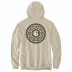 CARHARTT SAWYER CAMO SWEATSHIRT- OATMILK