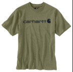 CARHARTT LOOSE FIT LOGO T-SHIRT- DUSTY OLIVE