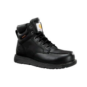 Women's Carhartt Millbrook 6" Waterproof Nano Toe Wedge Work Boot Black