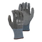 Majestic 35-7505 Cut-Less Korplex 18 Gauge Gloves with PU Palm - Cut Level