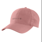 CARHARTT WOMEN'S CANVAS EMBROIDERED GRAPHIC CAP- ROSE TINT