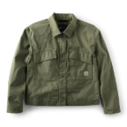 CARHARTT WOMEN'S RIPSTOP UTILITY JACKET- DUSTY OLIVE