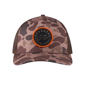 Grundens Hook Trucker Hat Duck Camo